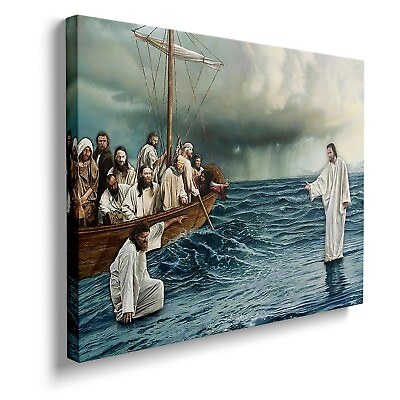 #ad Jesus Pictures Wall Decor Christian Wall Art Save Me Hand Of God Canvas Poster $19.99