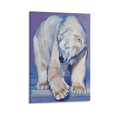 #ad Bear Wildlife Cute Canvas Poster Art Modern Home Decor Bedroom Decor Art Print $65.00