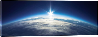 #ad Blue Universe Earth Pictures Paintings Canvas Wall Art Prints for Living Room Be $85.76