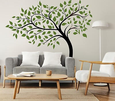 #ad Majestic Tree Wall Decal Removable Vinyl Mural Sticker Nursery or Living Room $159.99