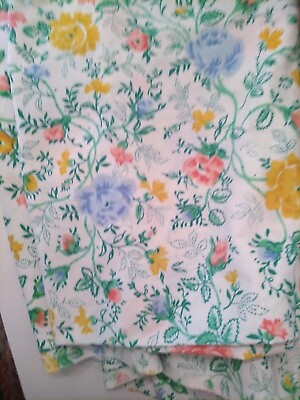 #ad Vintage Floral Fabric 3 4 of a Yard. $9.99