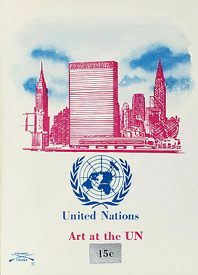 #ad FDC United Nations Art at the UN 1972 Colonial Cachet New York 15c $2.49