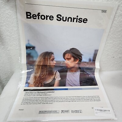 #ad Before Sunrise Movie Poster for Home Decor Wall Art 12x18Inch Frameless Gift $9.61