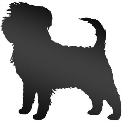 #ad Affenpinscher Silhouette Dog Decal Sticker for Macbook Laptop Car Window Wall $8.00