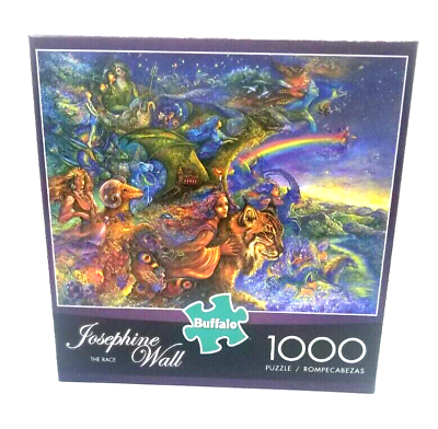 #ad Josephine Wall The Race 1000 Piece Jigsaw Puzzle Buffalo Games 26.75 x 19.75 in $19.00
