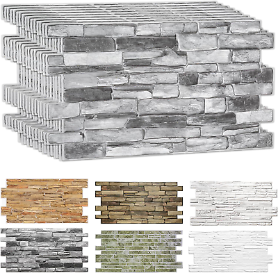 #ad 3D Wall Panels 38.6quot; X 19.6quot; Wall Panels for Room Decor Easy DIY Installatio $126.51