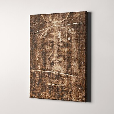 #ad Shroud of Turin Face of Jesus Christ Bible God Christian Canvas Wall Art Print $69.00