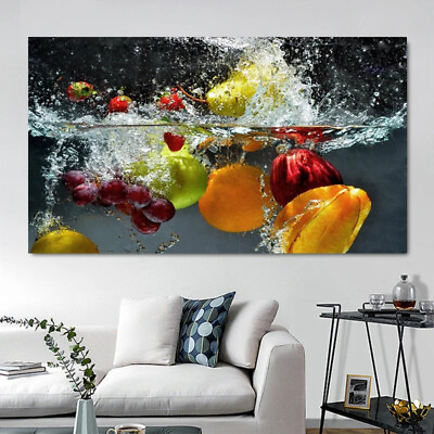 #ad Fruit Kitchen Decoration Posters Prints Wall Picture Canvas Paintings $16.91