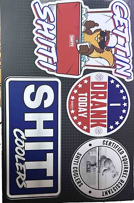#ad Shiti Coolers Stickers $5.00