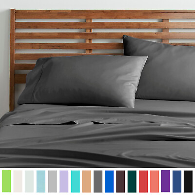 Egyptian Comfort 1800 Count 4 Piece Bed Sheet Set 20 colors amp; All Size Available $24.99