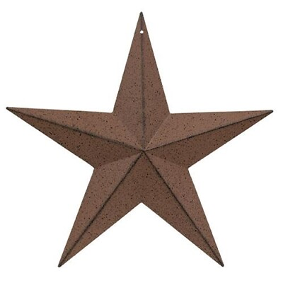 #ad Rust and Black Metal Barn Star 12quot; or 18quot; Outdoor Indoor Farmhouse Primitive $18.95