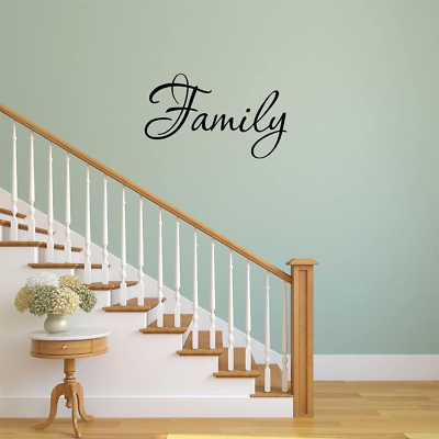 #ad Family Wall Quotes Decals Stickers Home Decor Hanging Living Room Sticker Wal... $16.99
