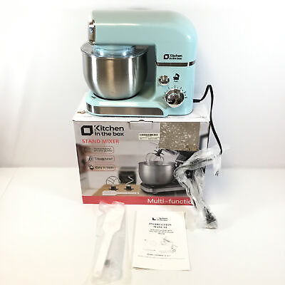 #ad Kitchen In The Box SC 627 Blue Portable Multifunctional Stand Mixer For Baking $71.99