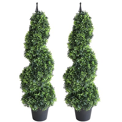 #ad #ad 43#x27;#x27; Topiary Artificial Tree Indoor Outoor Spiral Plants Home Decor. Retail $209 $179.99