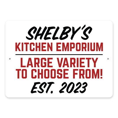 #ad Custom Kitchen Emporium Metal Sign $74.25