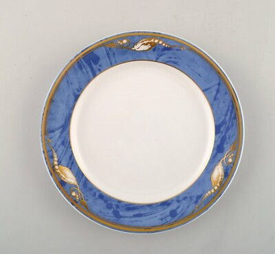 #ad Royal Copenhagen. quot;Magnoliaquot; plate. Six pieces in stock. Late 20th c $150.00