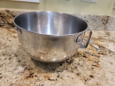 #ad KitchenAid 5 Quart Stainless Steel Mixing Bowl With Handle For Bowl Lift Mixers $33.99