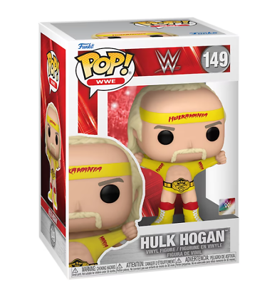 #ad Hulk Hogan Funko Champion Pop Vinyl Figure #149 $11.99