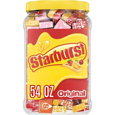 Starburst Original Fruity Chewy Candy Bulk Jar 3Lbs 6Oz FREE SHIPPING $18.81