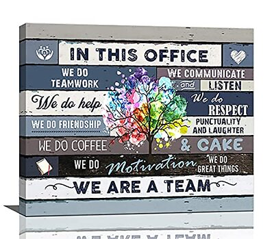 #ad Inspirational Wall Art For Office Motivational 12.00quot; x 16.00quot; We Are A Team $36.35