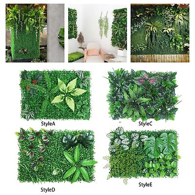 #ad #ad Artificial Plants Wall Topiary Wall Greenery Mat Wall Backdrop Decor $19.05