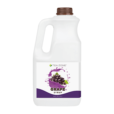 #ad Tea Zone Grape Syrup Bottle 64oz J1010 $27.38