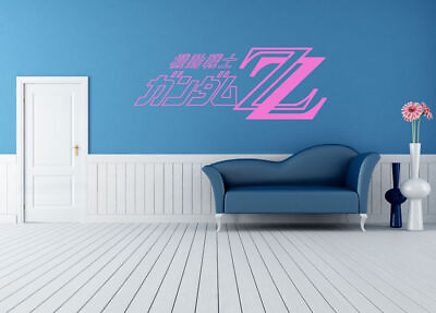 #ad Mobile Suit Gundam ZZ Symbol Vinyl Decal Sticker for Home Decor Windows Wall $26.00
