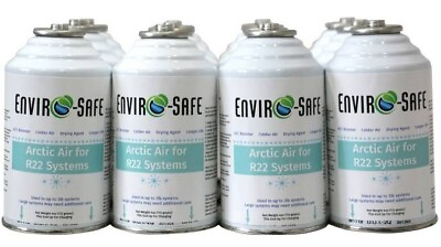 #ad Envirosafe quot;HCquot; Modern A C Coolant Arctic Air For Home A C Systems 12 Cans $175.92