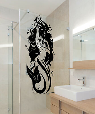#ad Vinyl Wall Decal Sexy Naked Mermaid Girl Bathroom Decor Stickers 3555ig $85.99
