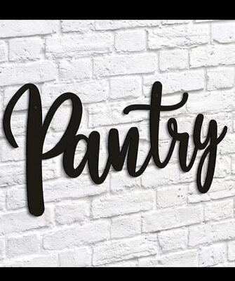 #ad #ad Pantry Sign Pantry Metal Wall Decor for Home Kitchen Restaurant Coffee Shop $17.60
