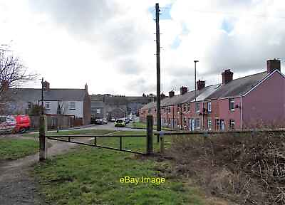 #ad Photo 6x4 Old terraced Streets at Langley Park Wall Nook NZ2145 Some of c2022 GBP 2.00