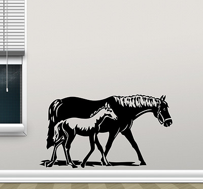 #ad Horse Wall Decal Pony Vinyl Sticker Baby Poster Home Nursery Decor Mural 141nnn $29.97