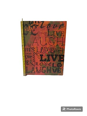 #ad live laugh love 16X20 canvas wall art $25.00