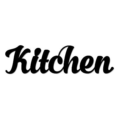 #ad Kitchen Metal Wall Sign Decorative Accent Decor Kitchen Wall Decor Kitchen Wo... $70.84