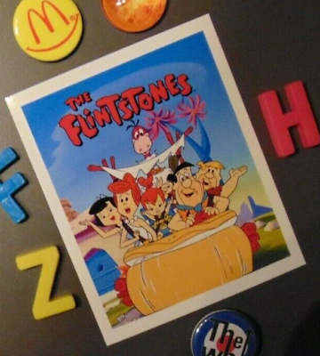 #ad FLINTSTONES Fridge MAGNET Gift 1960s TV Show Cartoon FRED Home Kitchen Apartment $13.95