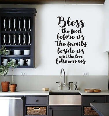 #ad Vinyl Wall Decal Food Quote Saying Dining Room Kitchen Stickers ig5764 $69.99