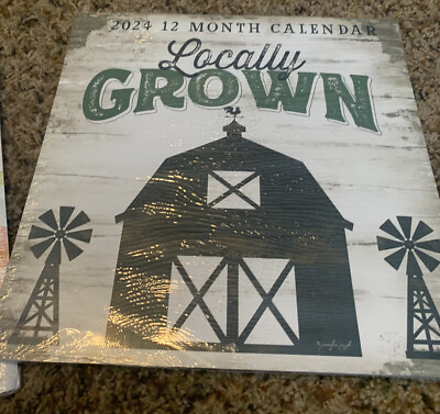#ad 2024 Dollar Tree 12 Month Calendar LOCALLY GROWN Crafts Early Release $5.00