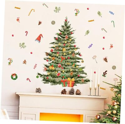 #ad Wall Stickers Removable DIY Wall Decal for Wall Living Room Christmas Tree $17.59