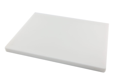 #ad Restaurant Thick White Plastic Cutting Board 18x12 NSF 1 Inch Thick $50.45