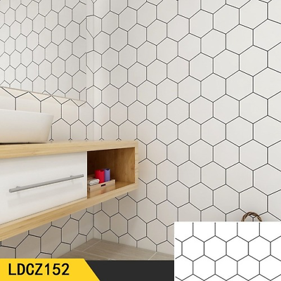 #ad Kitchen Bathroom Wallpaper Tile Floor Home 3d Wall Sticker Room Decor Wallpapers $47.36
