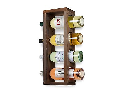 #ad Rustic State Sonoma Wall Mounted Wood Vertical Wine Rack Holder Storage Shelf... $32.14