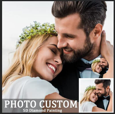 #ad DIY Your Personalized Art Photo Christmas Gift 5D Diamond Customized Painting $20.58