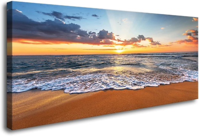 #ad Ocean Canvas Wall ArtBeach Pictures Wall Art for Bedroom Living Room Home Offic $70.99