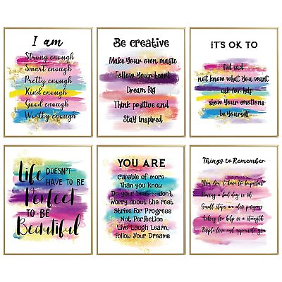 #ad #ad Inspirational Positive Quotes Wall Decor Posters Encouragement Gifts For Wom... $15.78