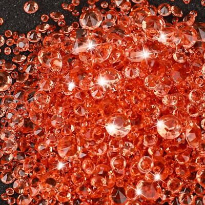 #ad 4000 Pcs Vase Fillers for Centerpieces Clear Acrylic Diamonds Multi Size $8.25