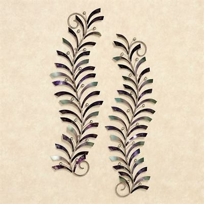 #ad Natures Dance Metal Wall Art Purple Set of Two $69.99