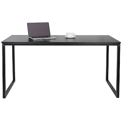 #ad #ad 55quot; Modern Computer Desk Simple Design Home Office Desk Beside Wall Bedroom $65.69