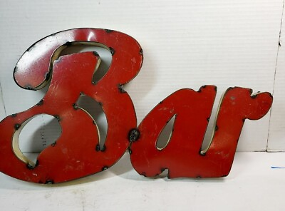 #ad Vintage Rustic Bar sign made of reclaimed metal. One of a Kind 21quot; W x 12quot; H $90.00