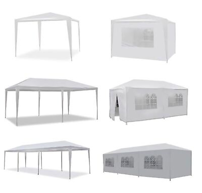 #ad 10#x27;x10#x27; 20#x27; 30#x27; Canopy Party Tent Carport Wedding With Side Wall for BBQ Yard $49.58