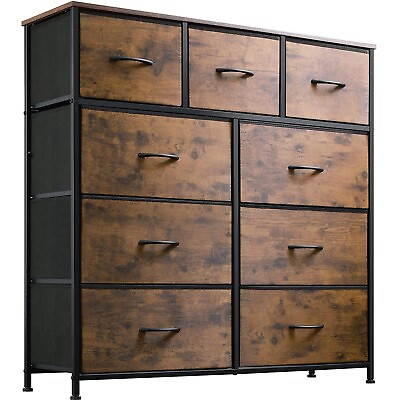 WLIVE Dresser w 9 Drawers Bedroom Chest Furniture Tower $112.99